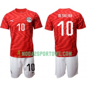 Koszulka Egipt M.Salah 10 Dziecięcy Domowe Stroje Piłkarskie 2019 Krótki Rękaw